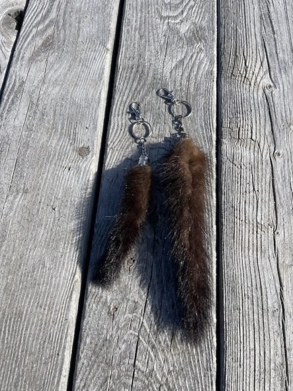 Mink Tail Keychain